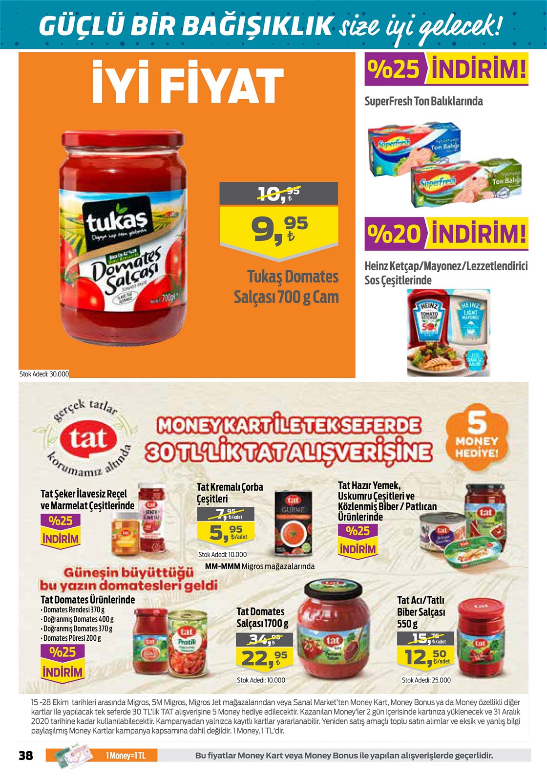 15.10.2020 Migros broşürü 38. sayfa