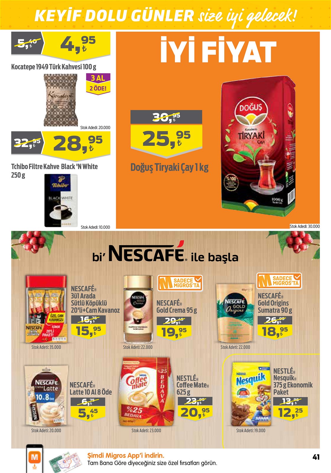 15.10.2020 Migros broşürü 41. sayfa