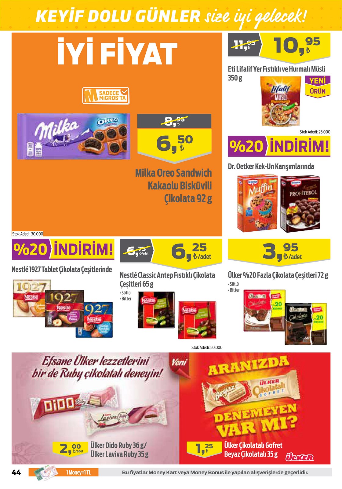 15.10.2020 Migros broşürü 44. sayfa