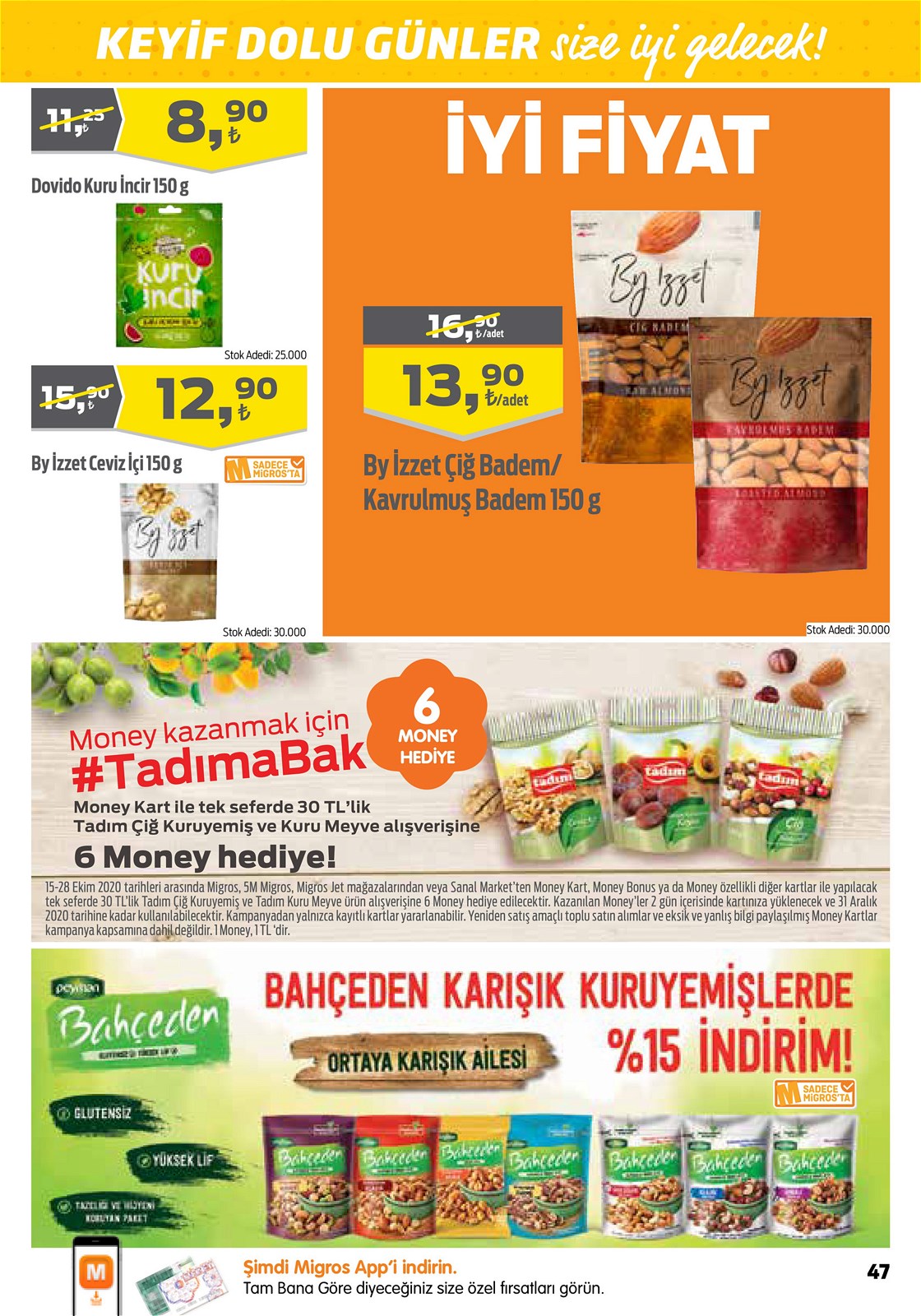 15.10.2020 Migros broşürü 47. sayfa