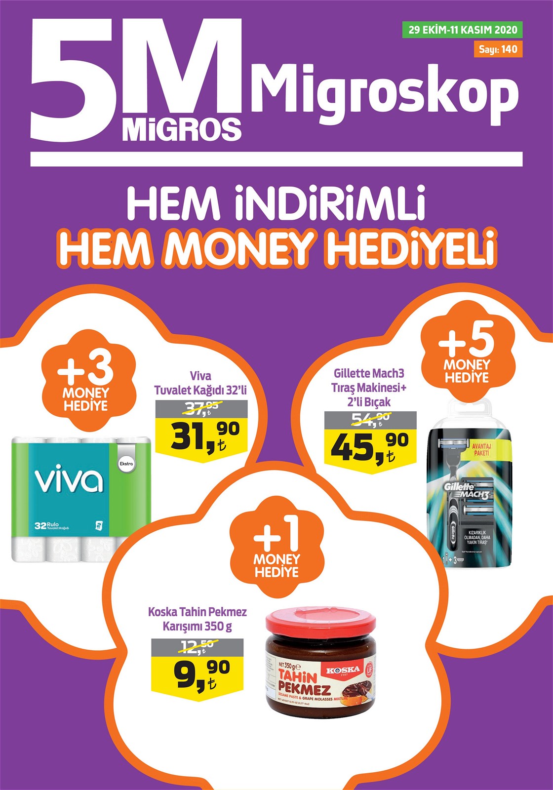 29.10.2020 Migros broşürü 1. sayfa