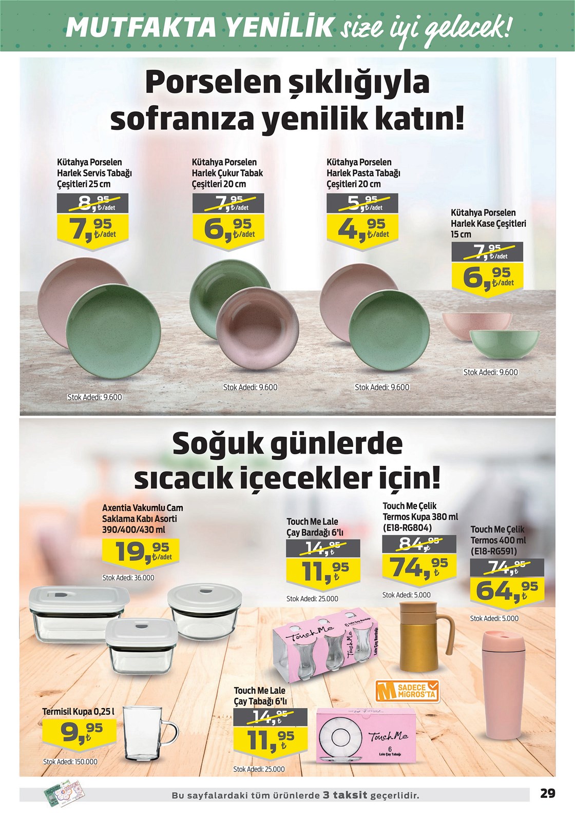 12.11.2020 Migros broşürü 29. sayfa