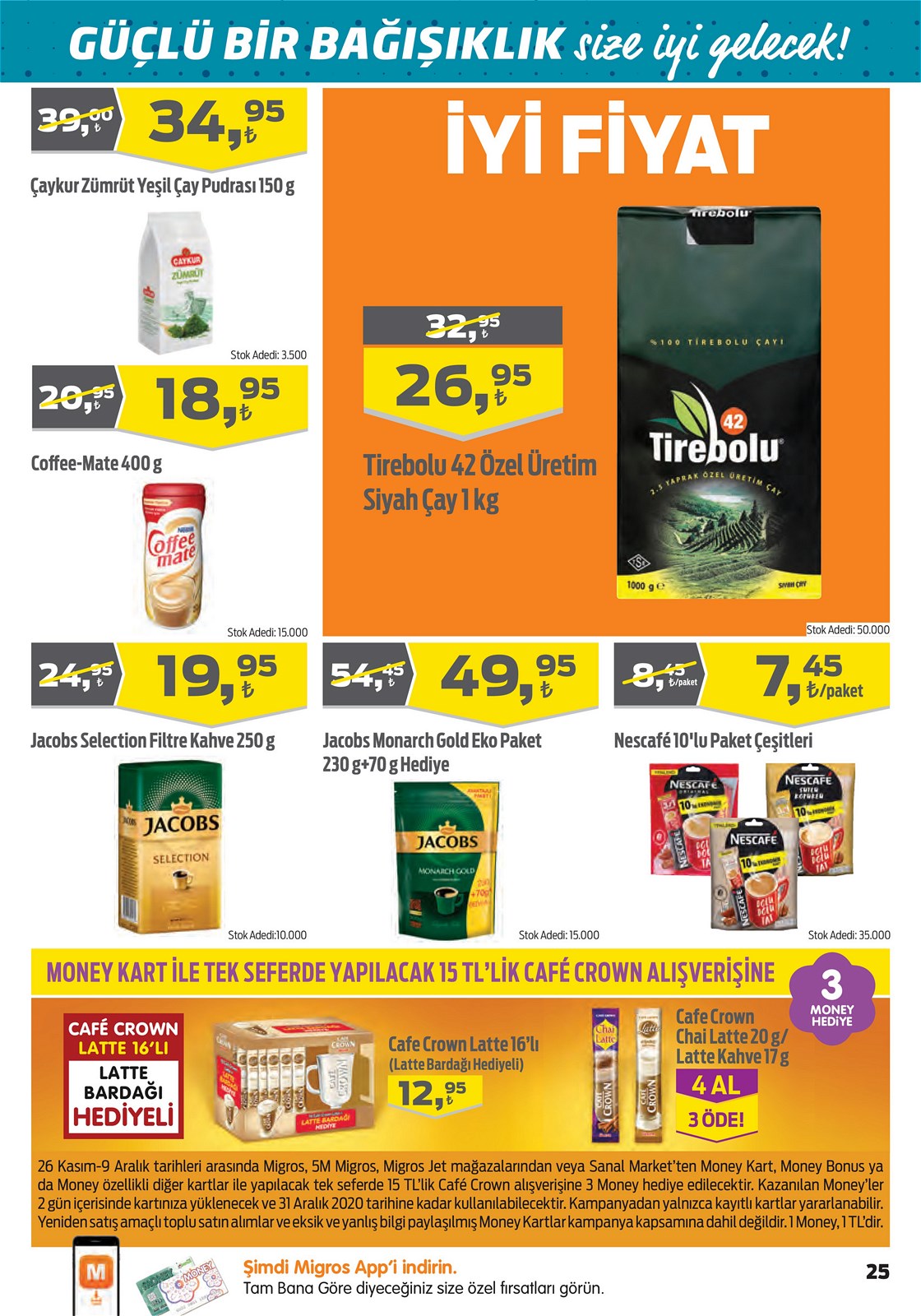 26.11.2020 Migros broşürü 25. sayfa