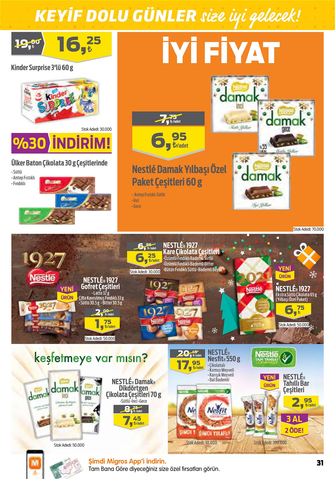 26.11.2020 Migros broşürü 31. sayfa