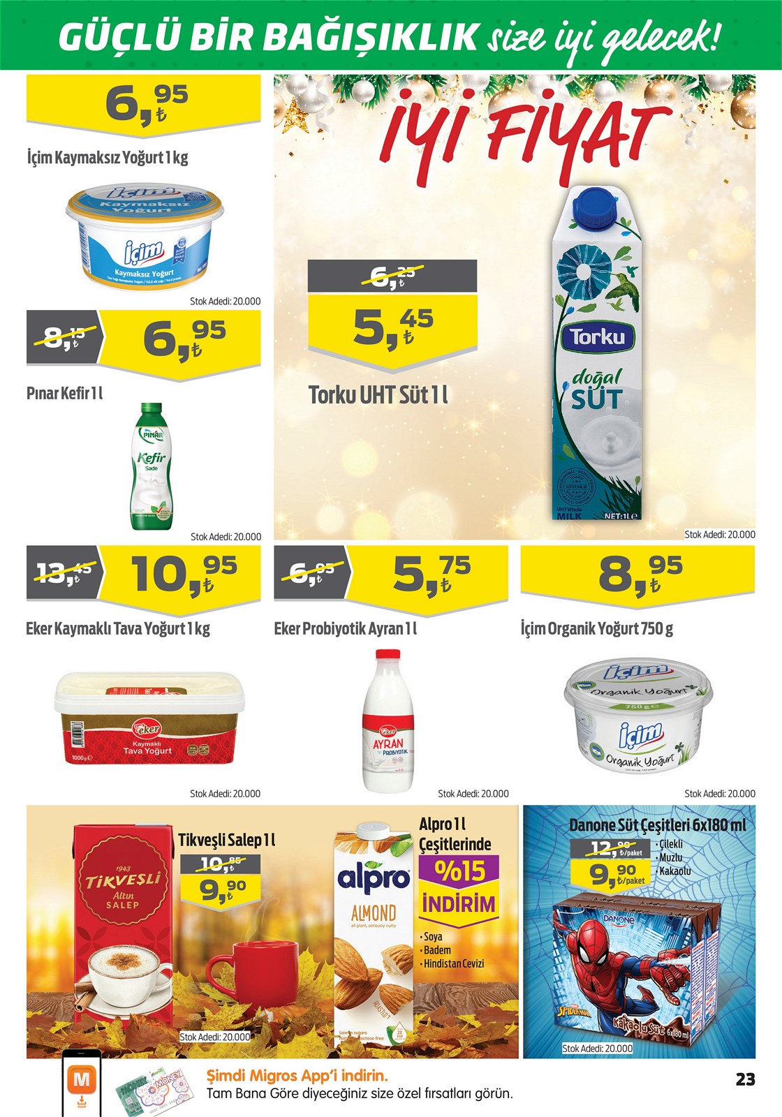 10.12.2020 Migros broşürü 23. sayfa