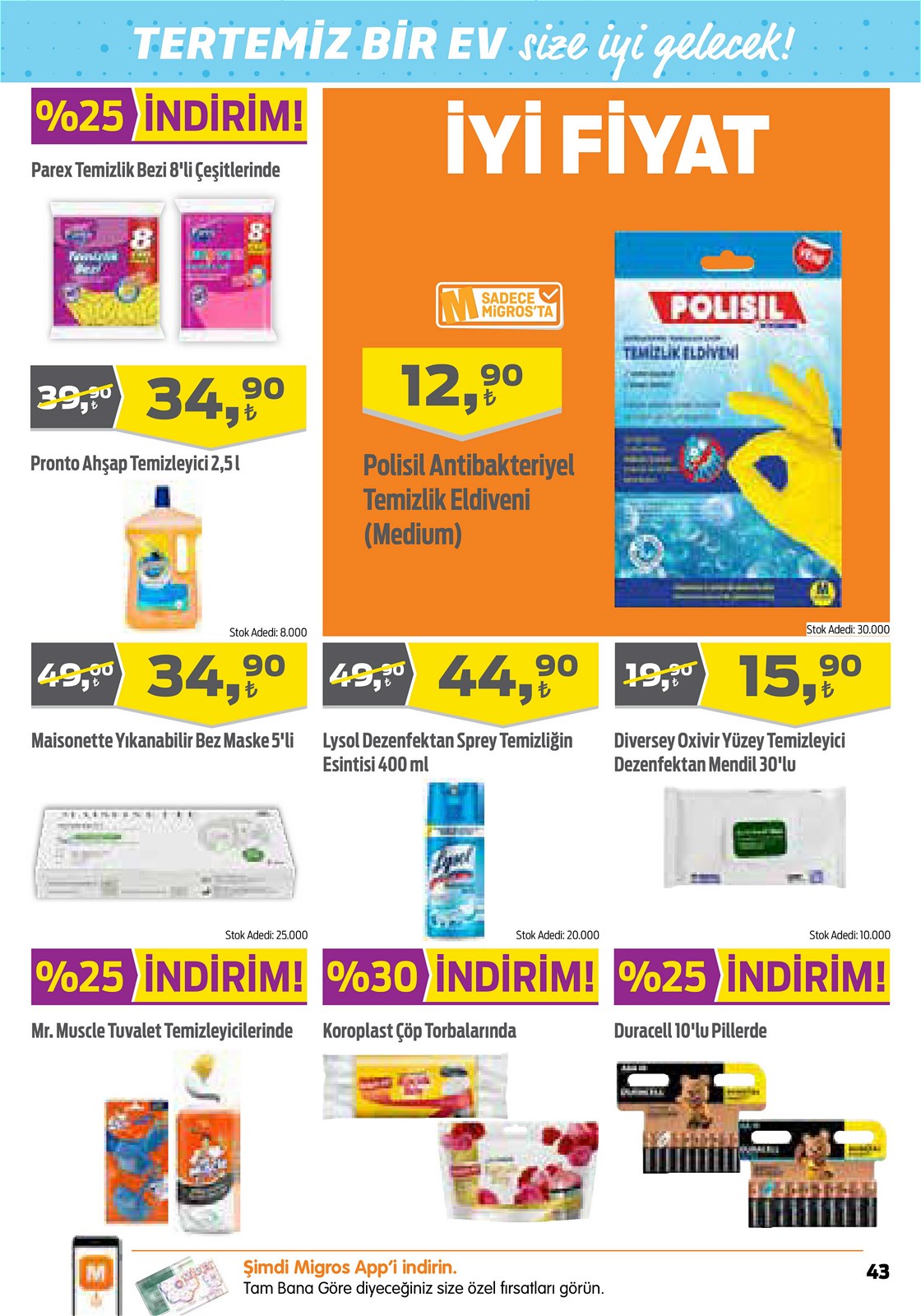 07.01.2021 Migros broşürü 43. sayfa