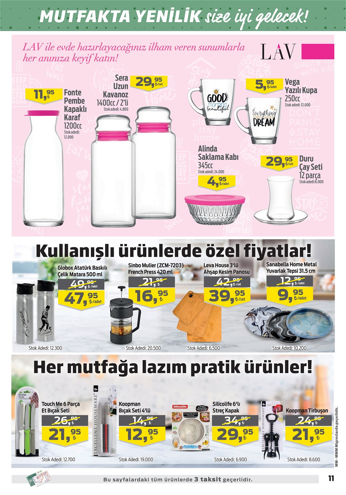 21.01.2021 Migros broşürü 11. sayfa