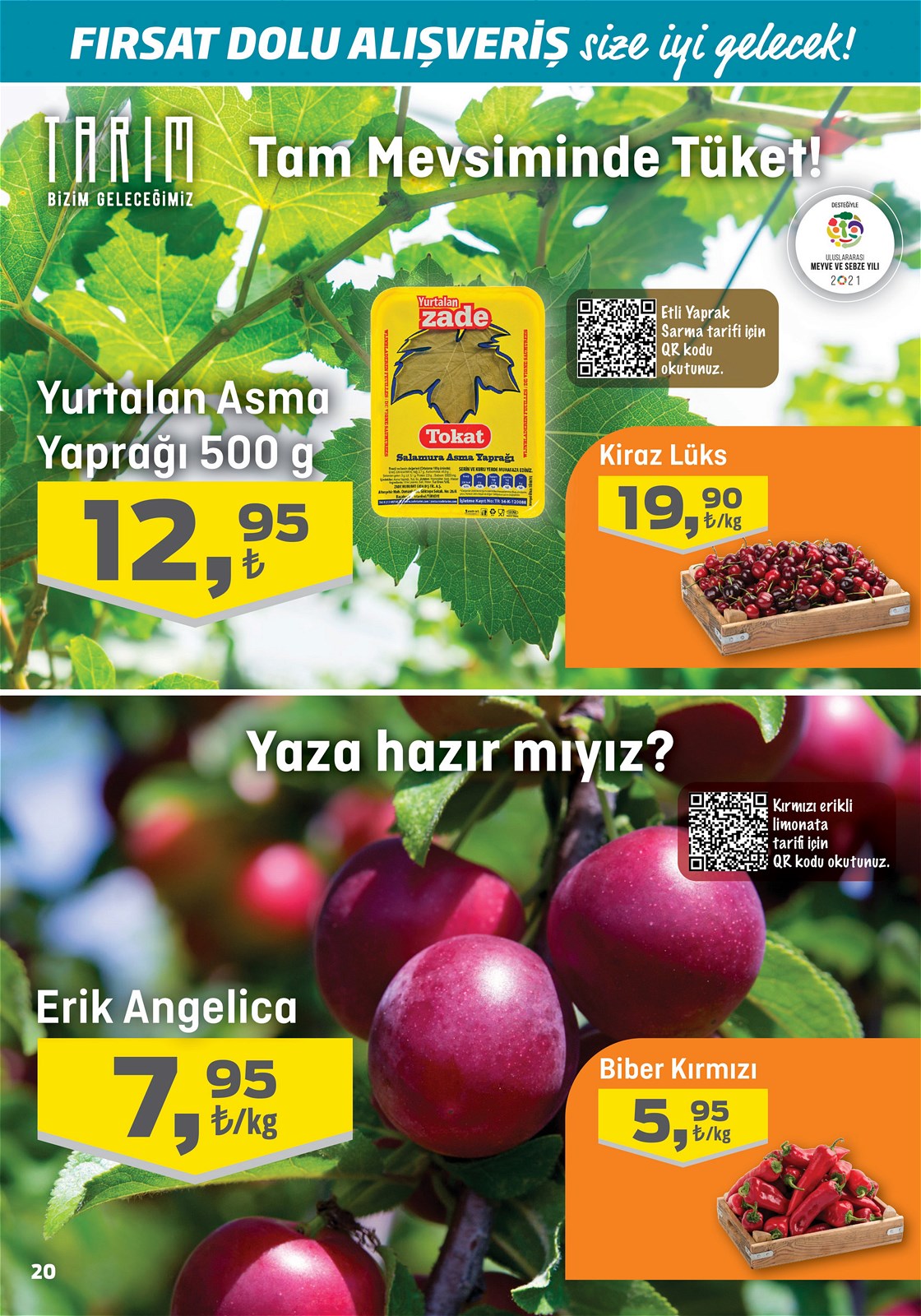 01.07.2021 Migros broşürü 20. sayfa