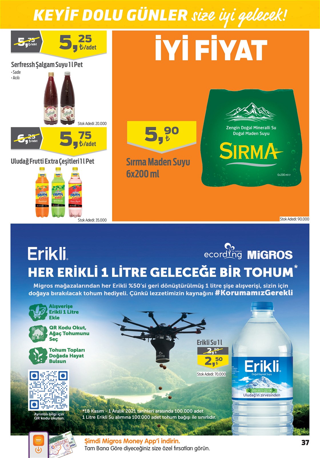 18.11.2021 Migros broşürü 37. sayfa