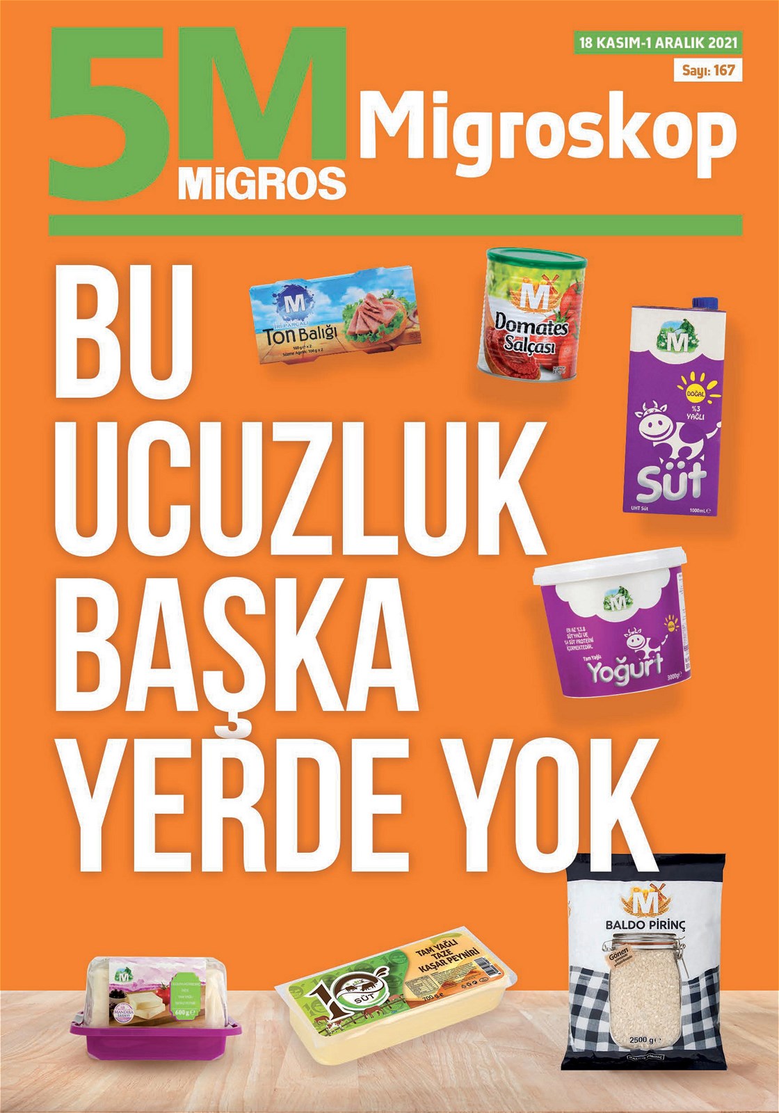 18.11.2021 Migros broşürü 1. sayfa