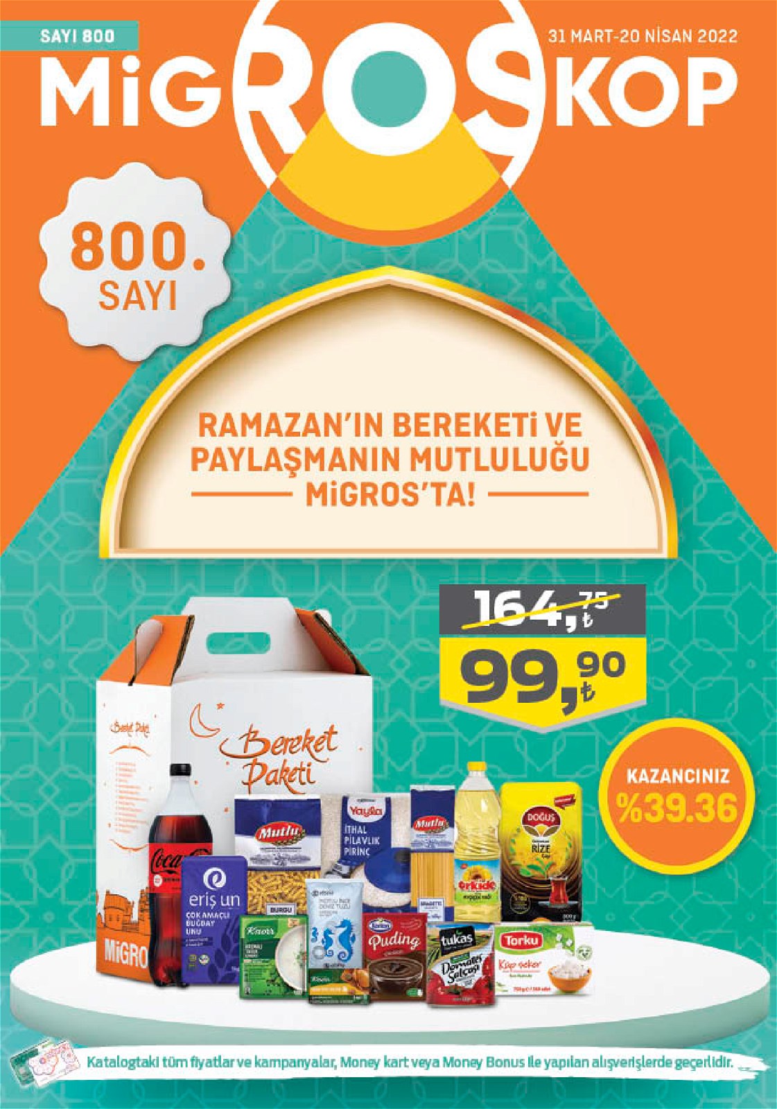 31.03.2022 Migros broşürü 1. sayfa