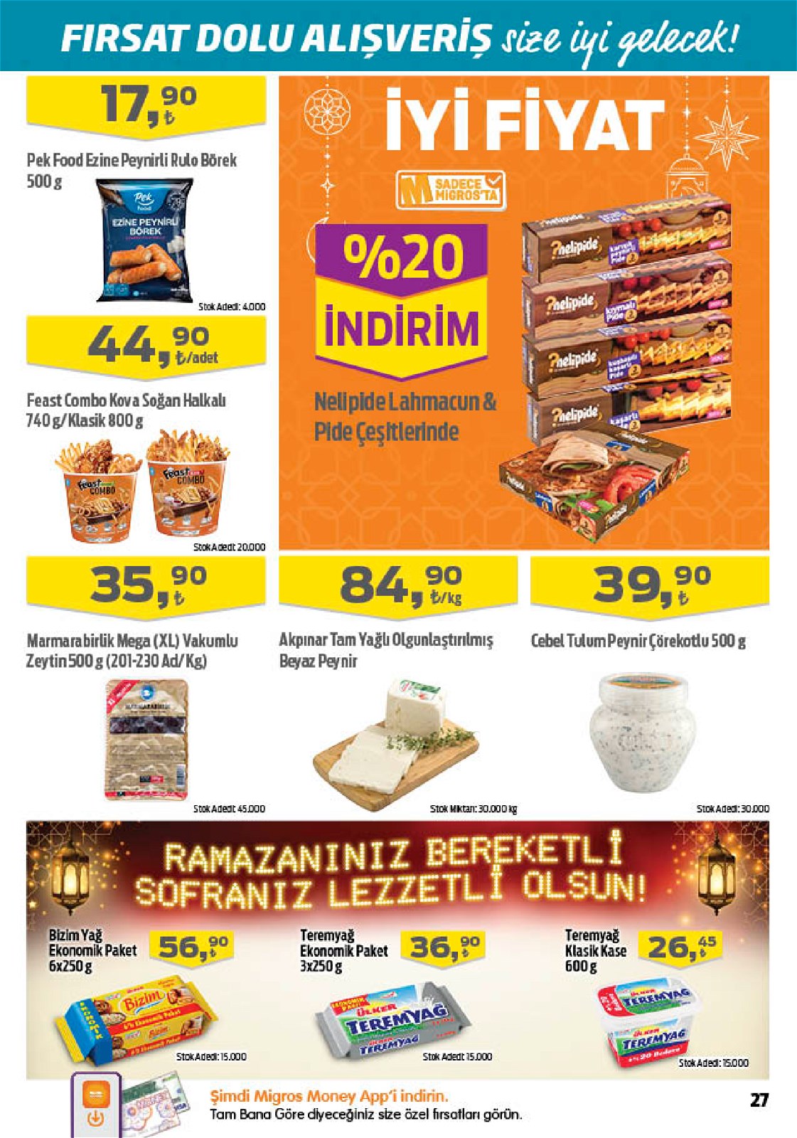 31.03.2022 Migros broşürü 27. sayfa