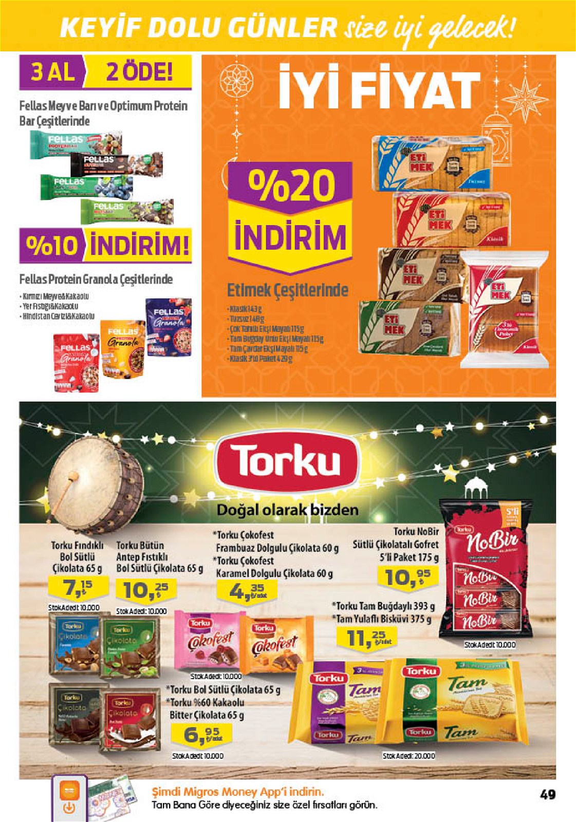 31.03.2022 Migros broşürü 49. sayfa