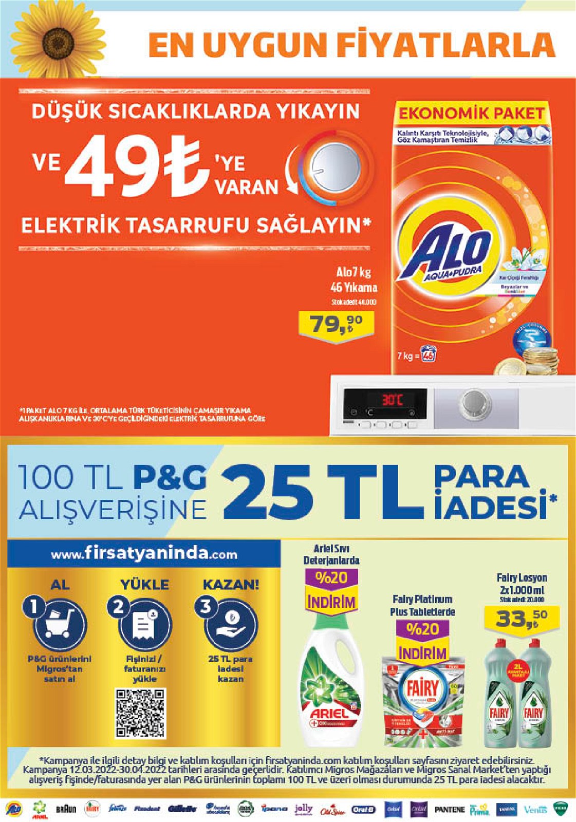 31.03.2022 Migros broşürü 58. sayfa