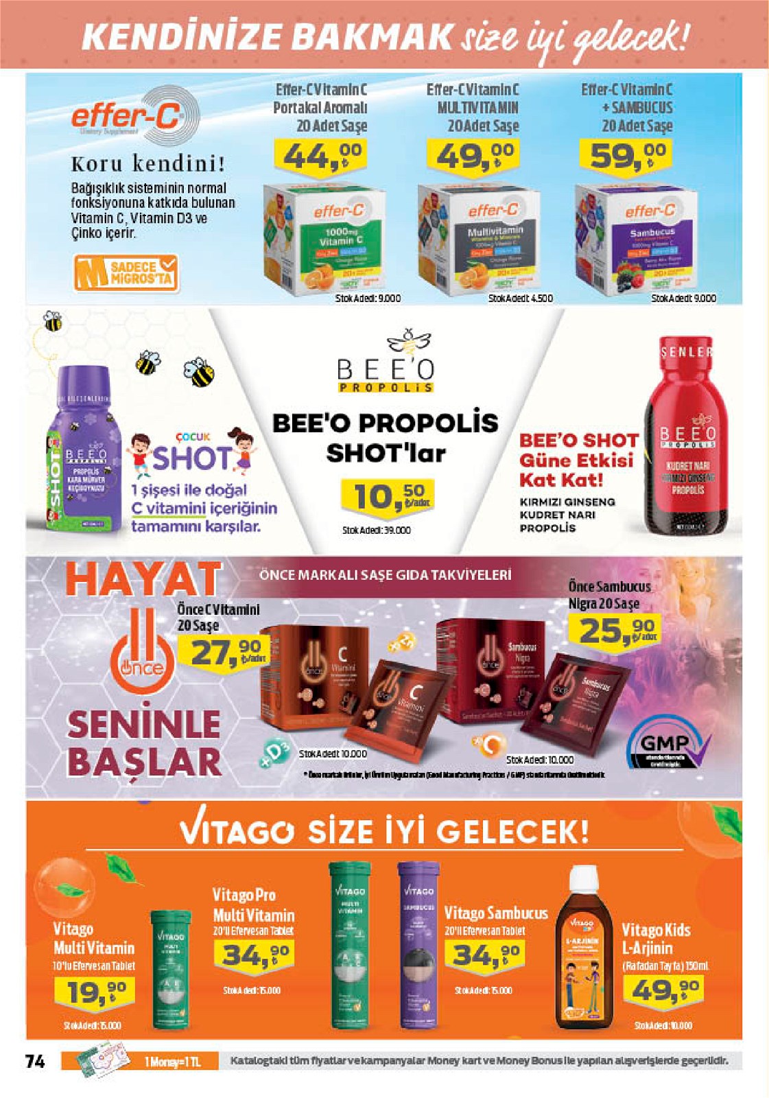 31.03.2022 Migros broşürü 74. sayfa