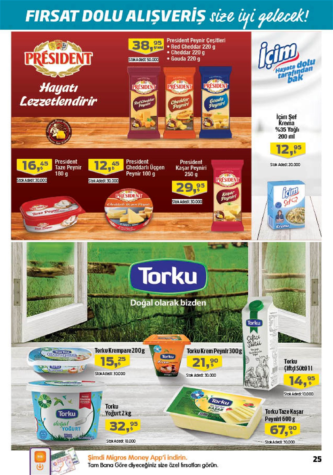 12.05.2022 Migros broşürü 25. sayfa