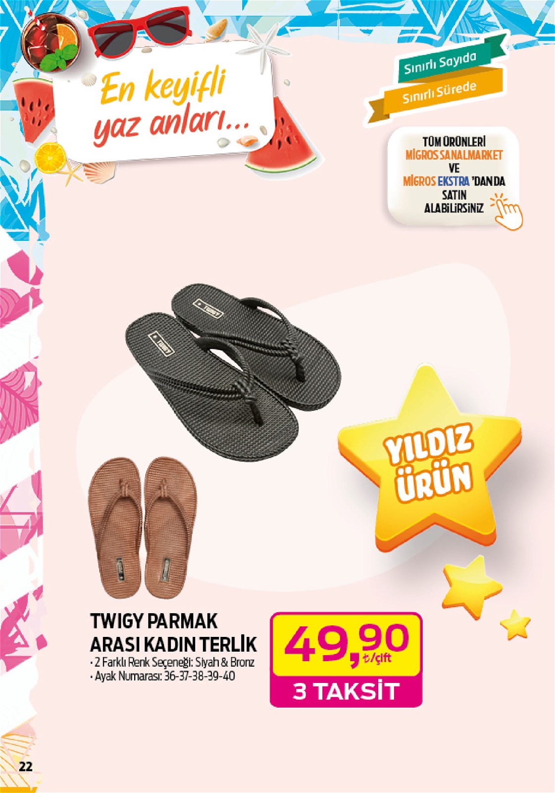 23.06.2022 Migros broşürü 22. sayfa