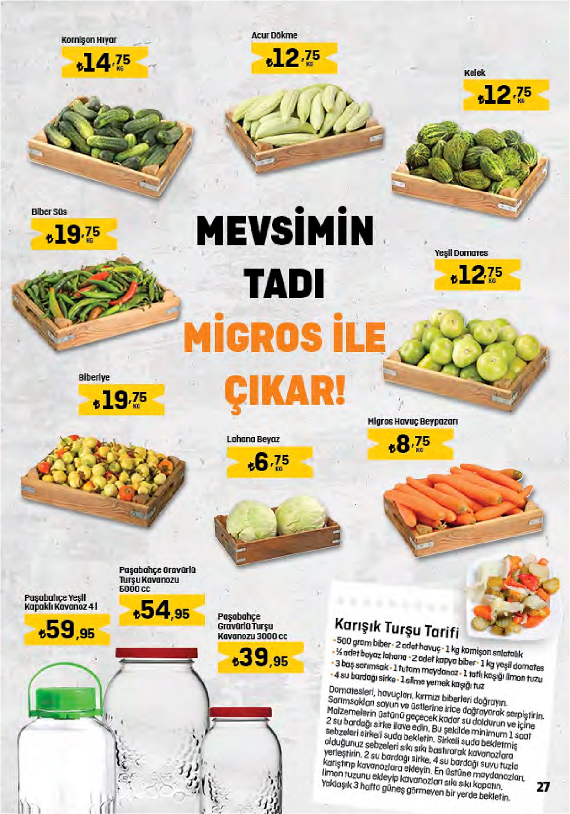 15.09.2022 Migros broşürü 27. sayfa