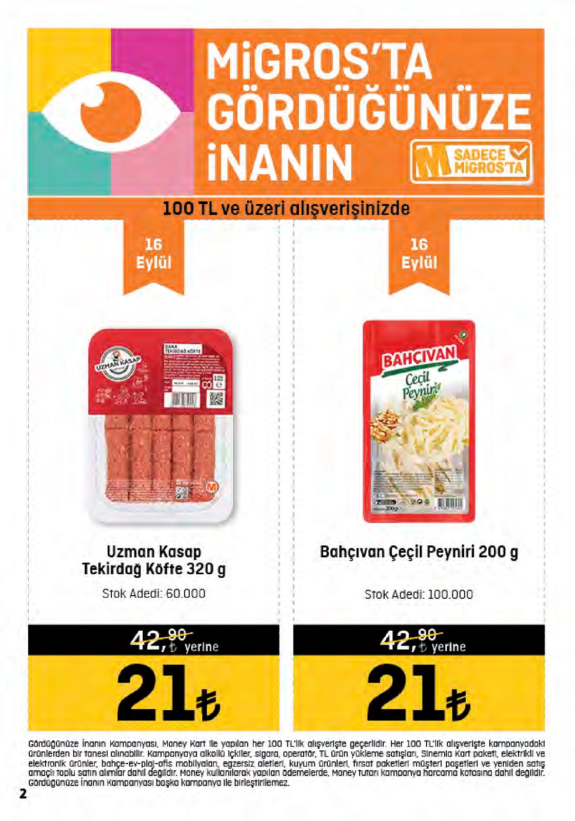 15.09.2022 Migros broşürü 2. sayfa