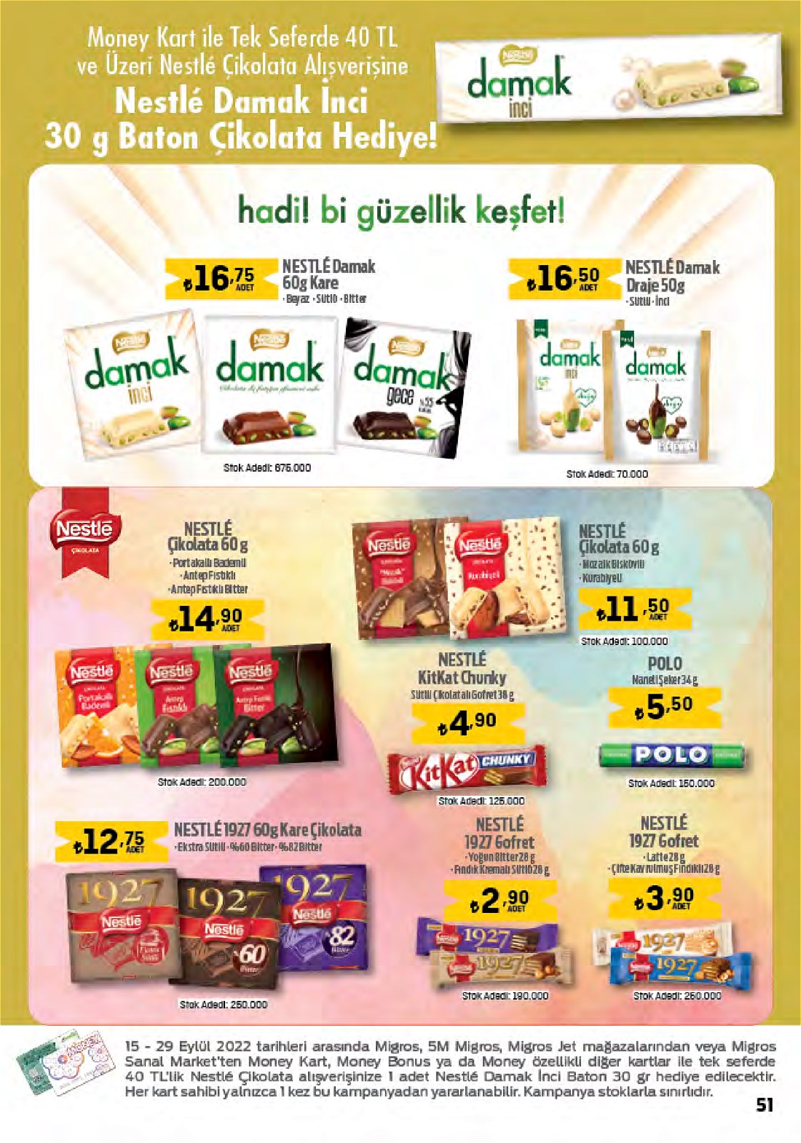 15.09.2022 Migros broşürü 51. sayfa