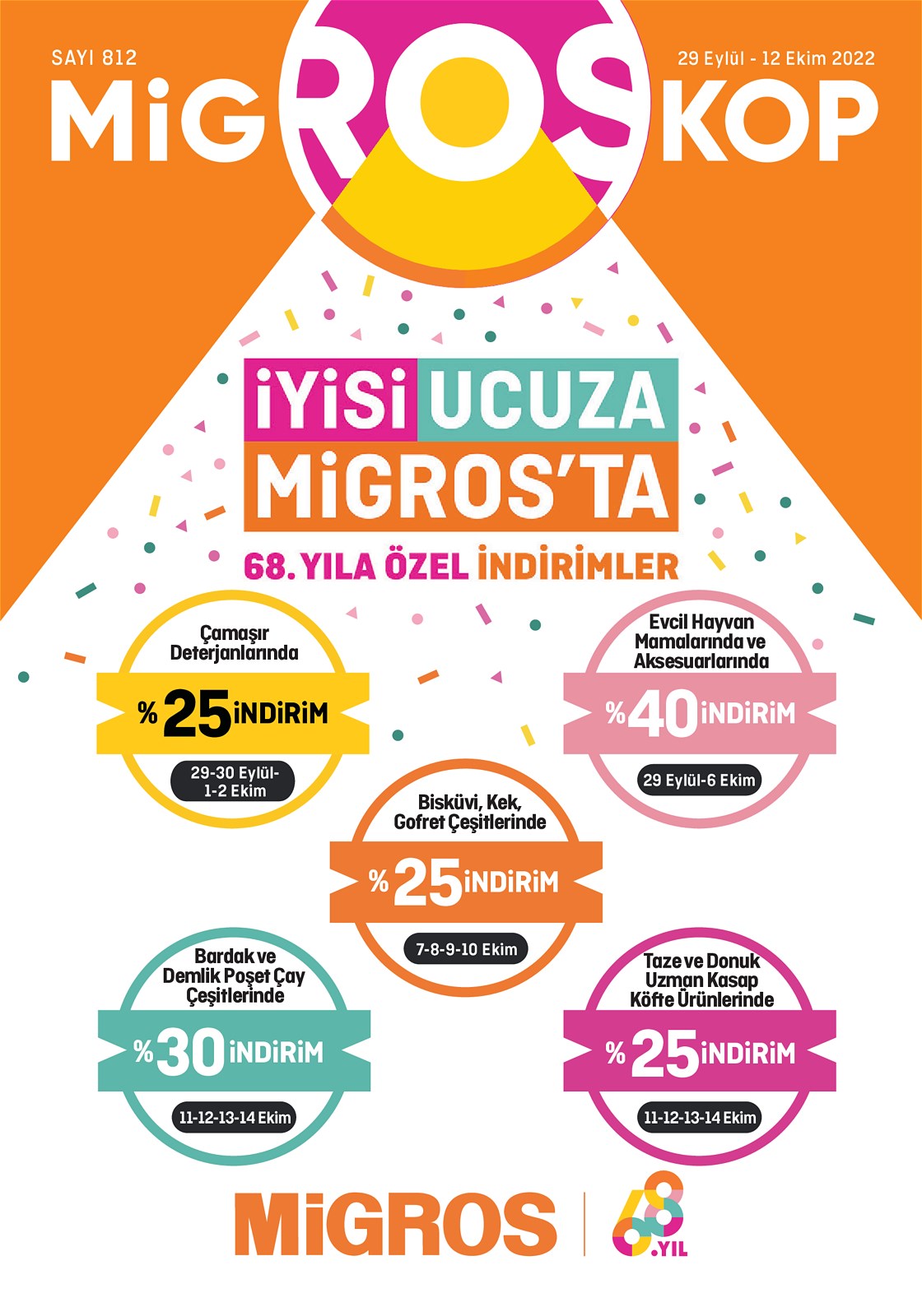 29.09.2022 Migros broşürü 1. sayfa