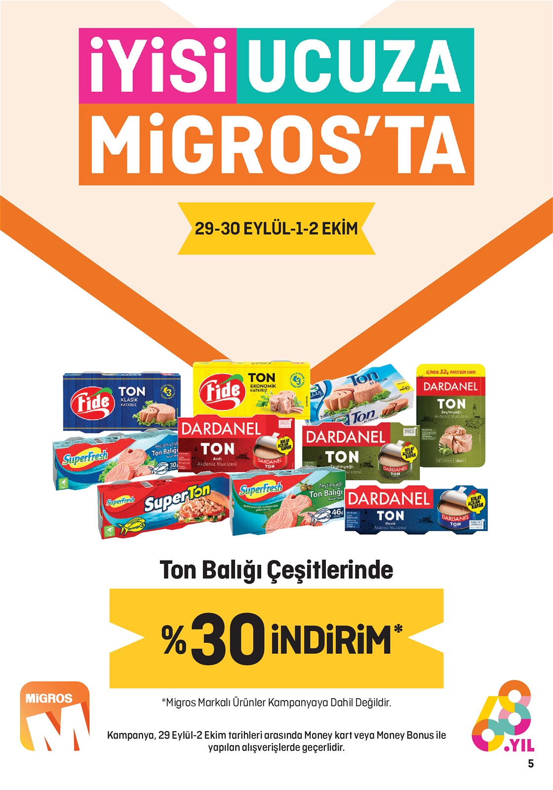 29.09.2022 Migros broşürü 5. sayfa