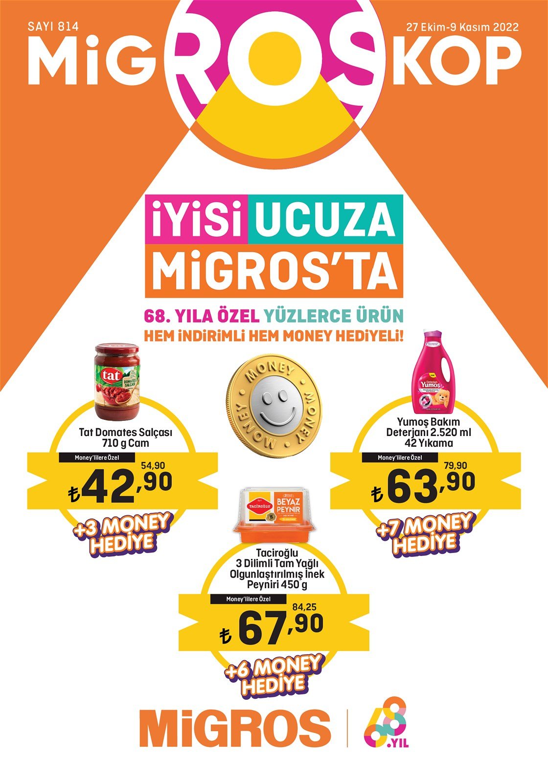 27.10.2022 Migros broşürü 1. sayfa