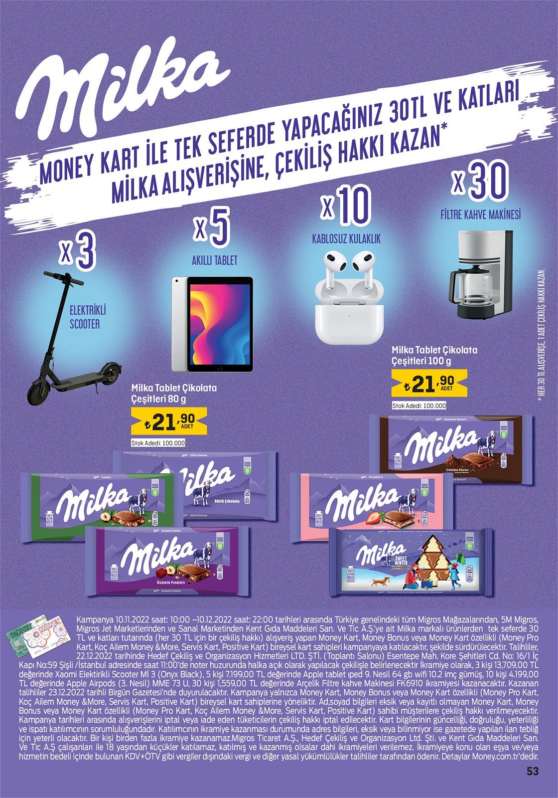 10.11.2022 Migros broşürü 53. sayfa