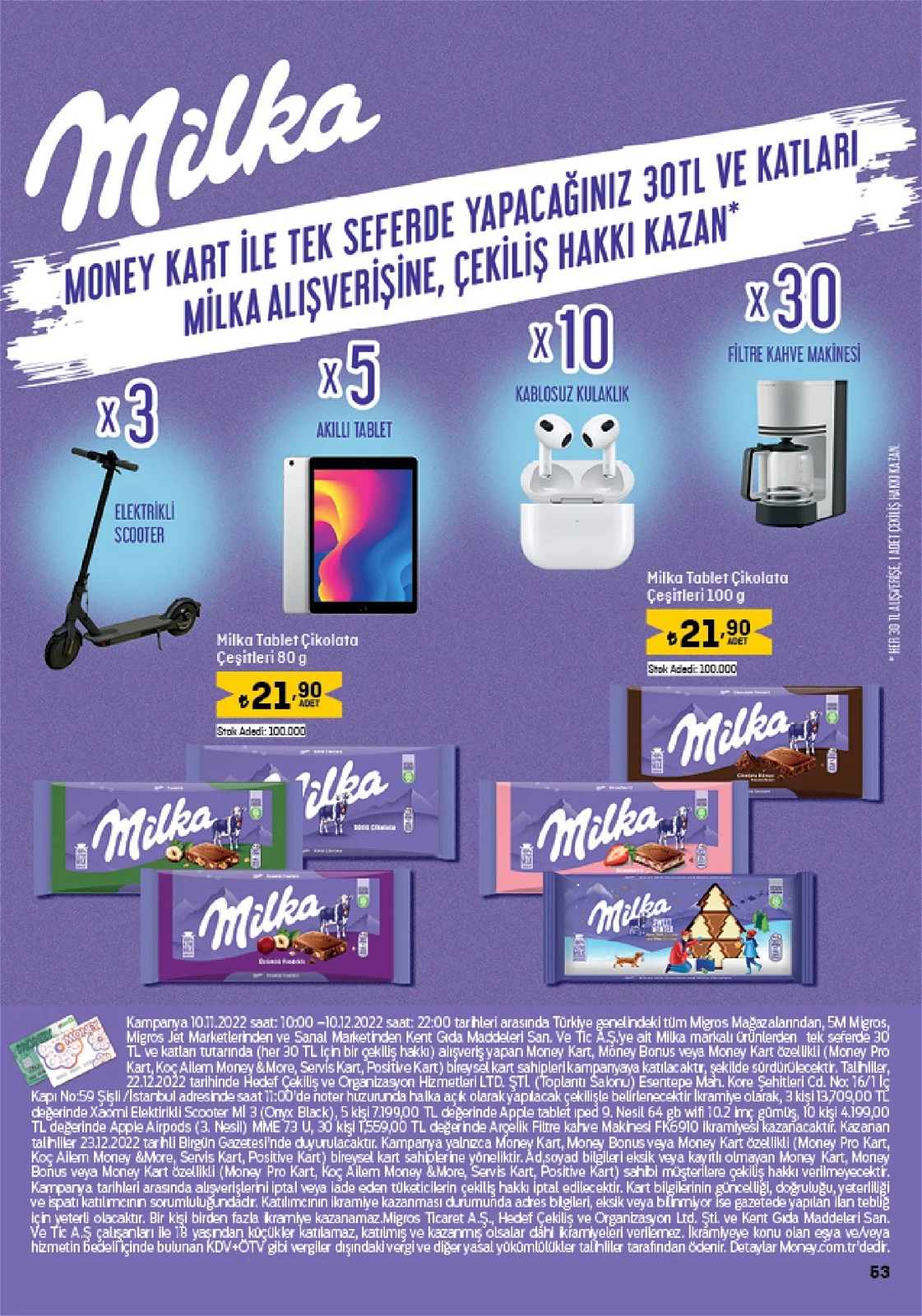 10.11.2022 Migros broşürü 53. sayfa
