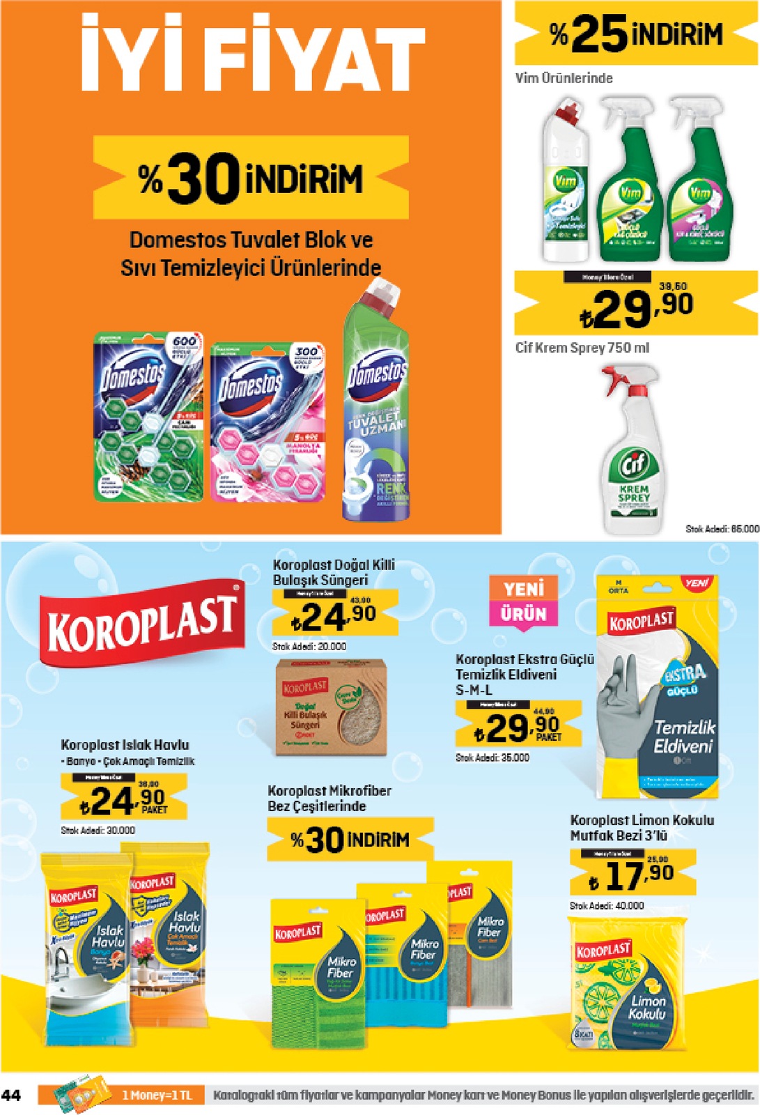 05.01.2023 Migros broşürü 44. sayfa