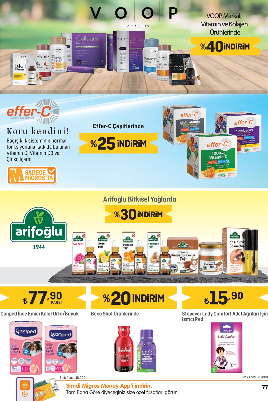 02.02.2023 Migros broşürü 77. sayfa