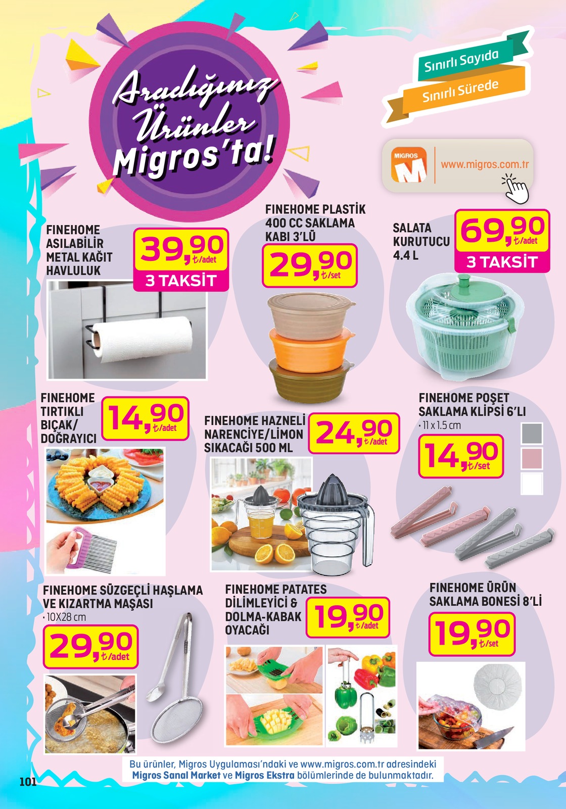 16.03.2023 Migros broşürü 20. sayfa