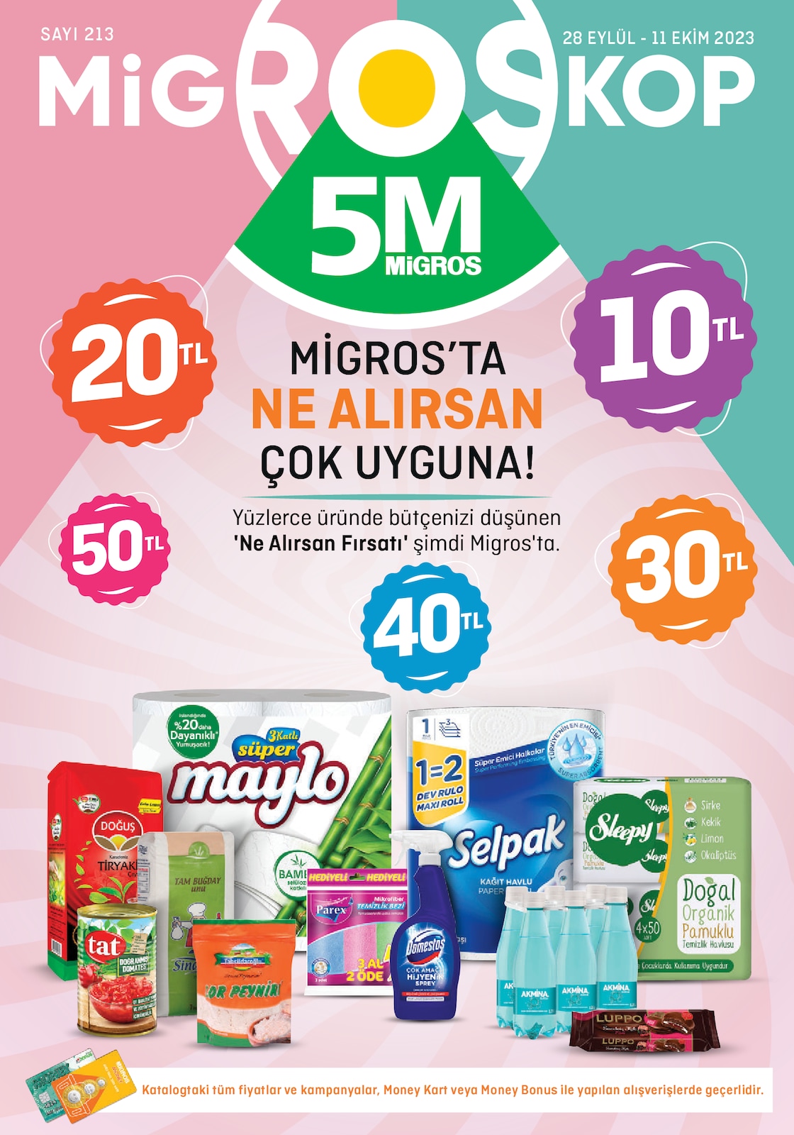 28.09.2023 Migros broşürü 1. sayfa