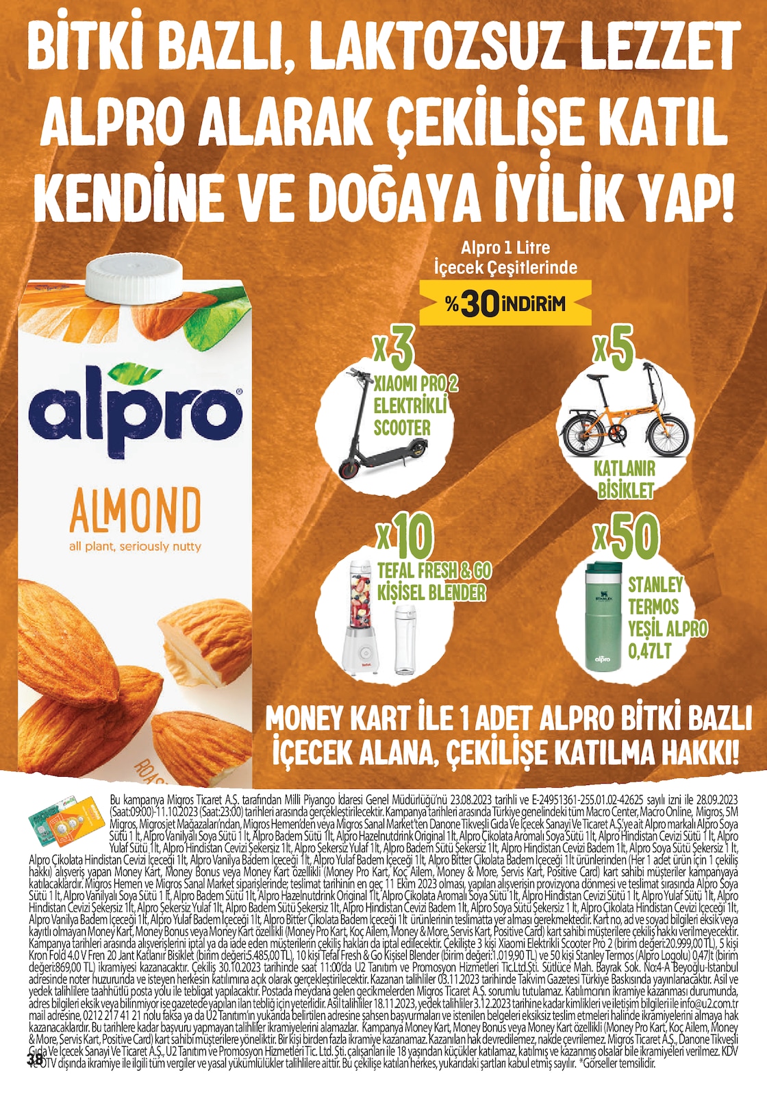 28.09.2023 Migros broşürü 38. sayfa