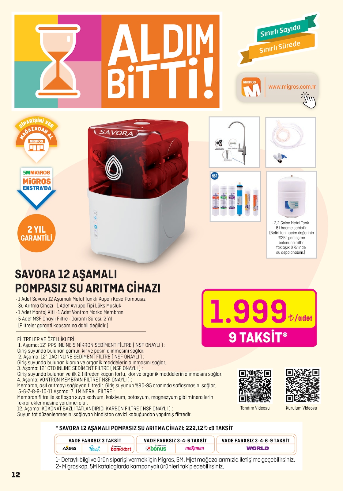28.09.2023 Migros broşürü 12. sayfa