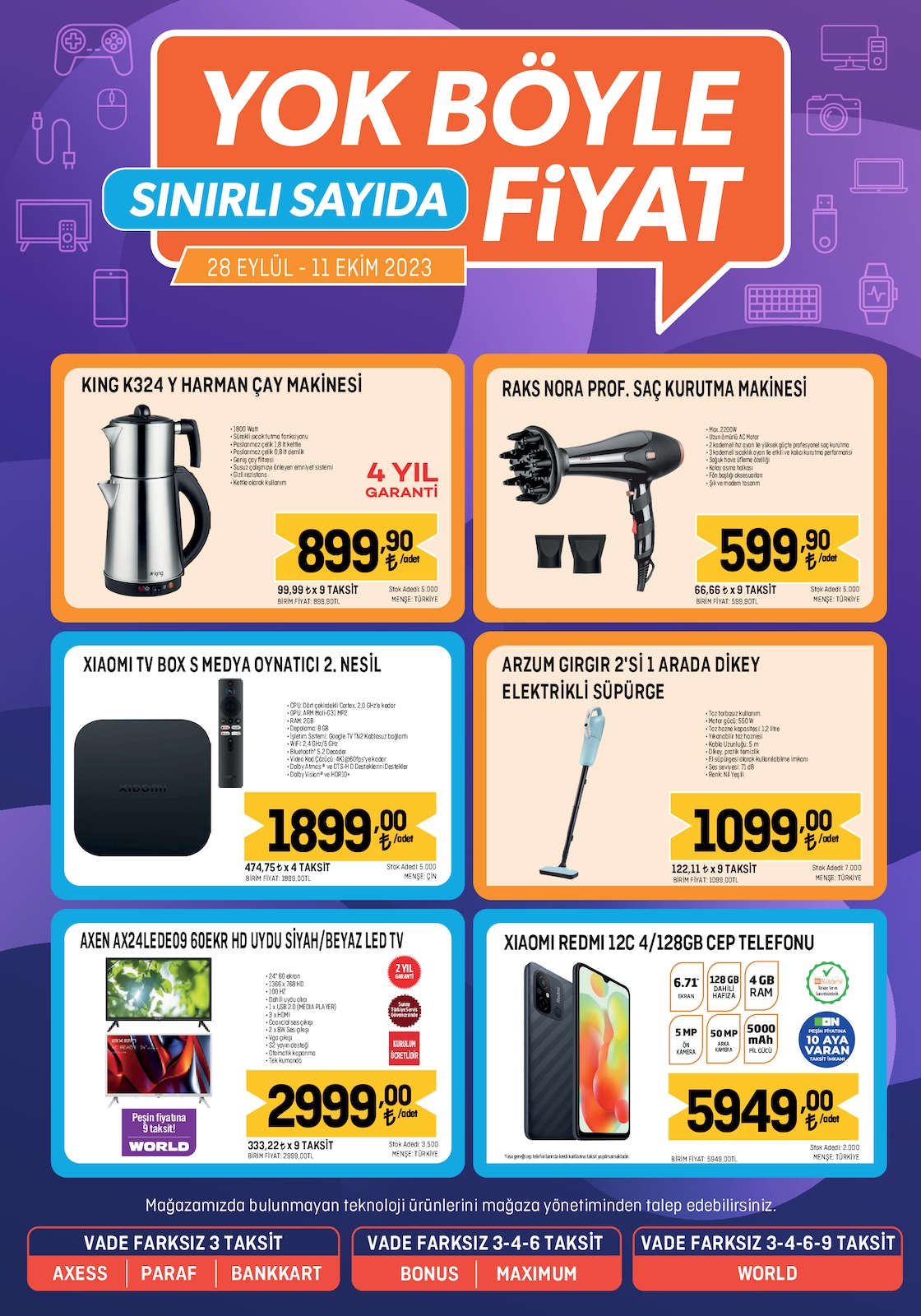 28.09.2023 Migros broşürü 27. sayfa