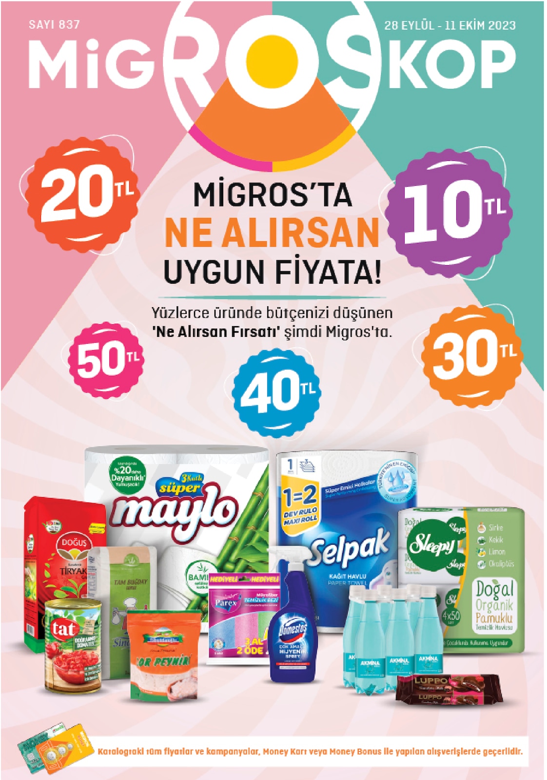 28.09.2023 Migros broşürü 1. sayfa