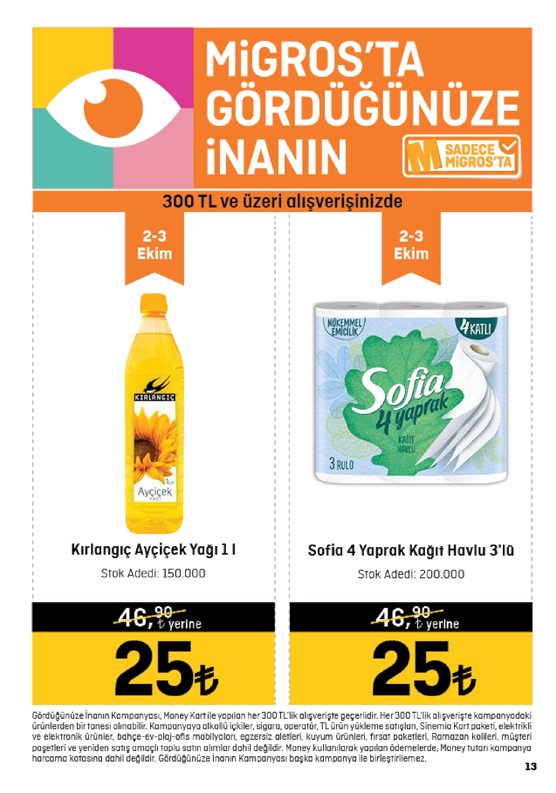 28.09.2023 Migros broşürü 13. sayfa