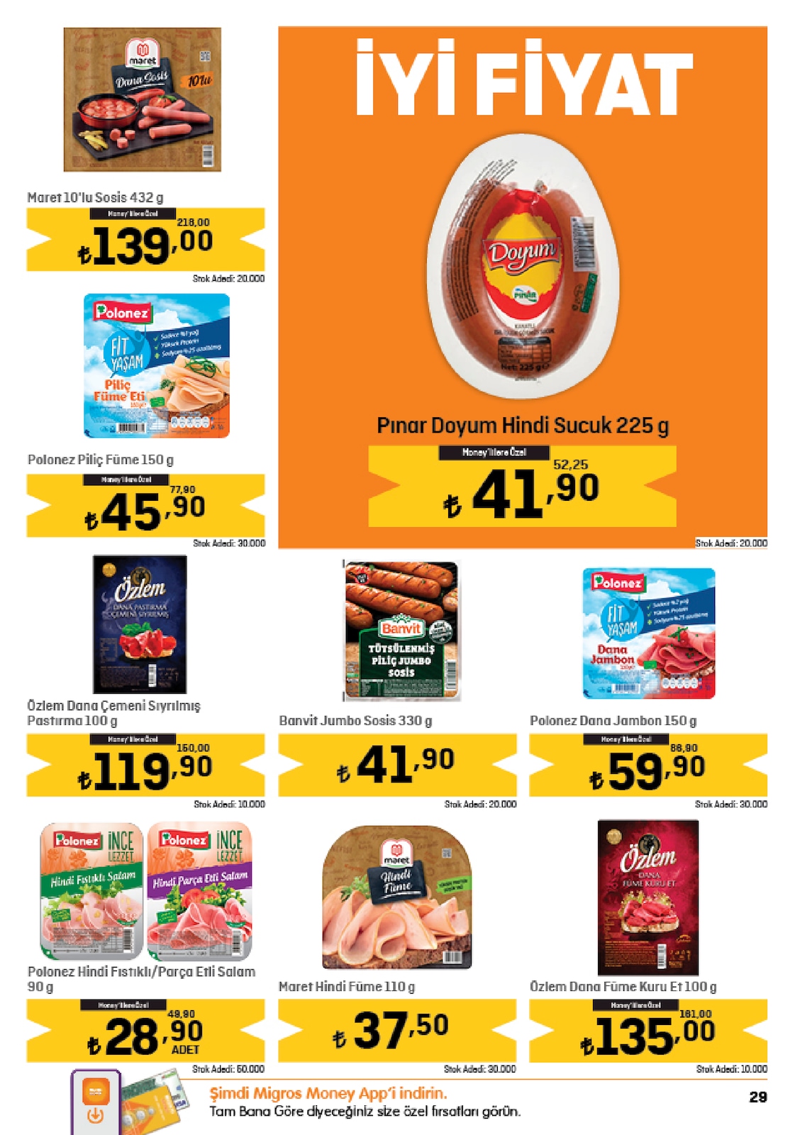 28.09.2023 Migros broşürü 29. sayfa