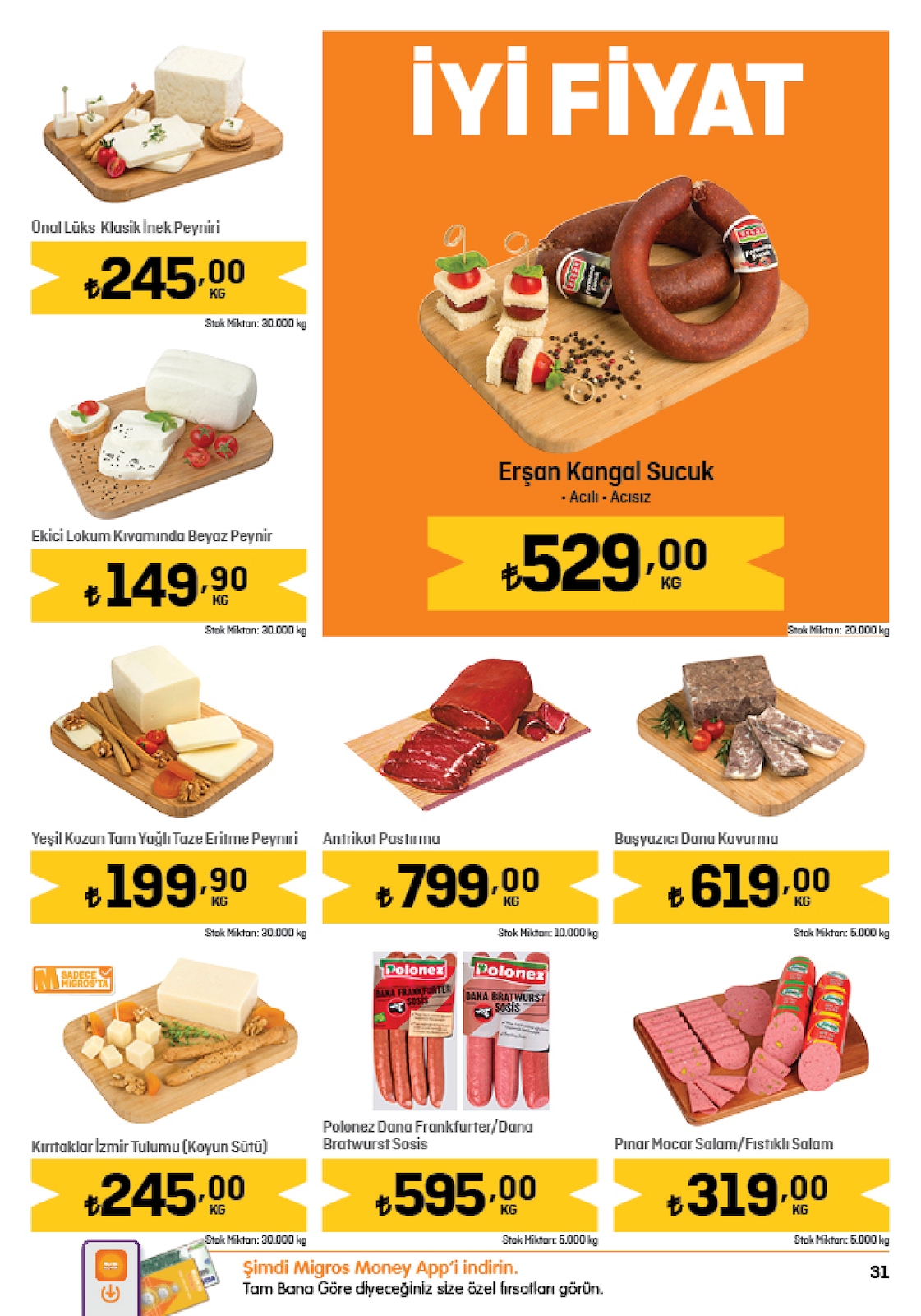 28.09.2023 Migros broşürü 31. sayfa