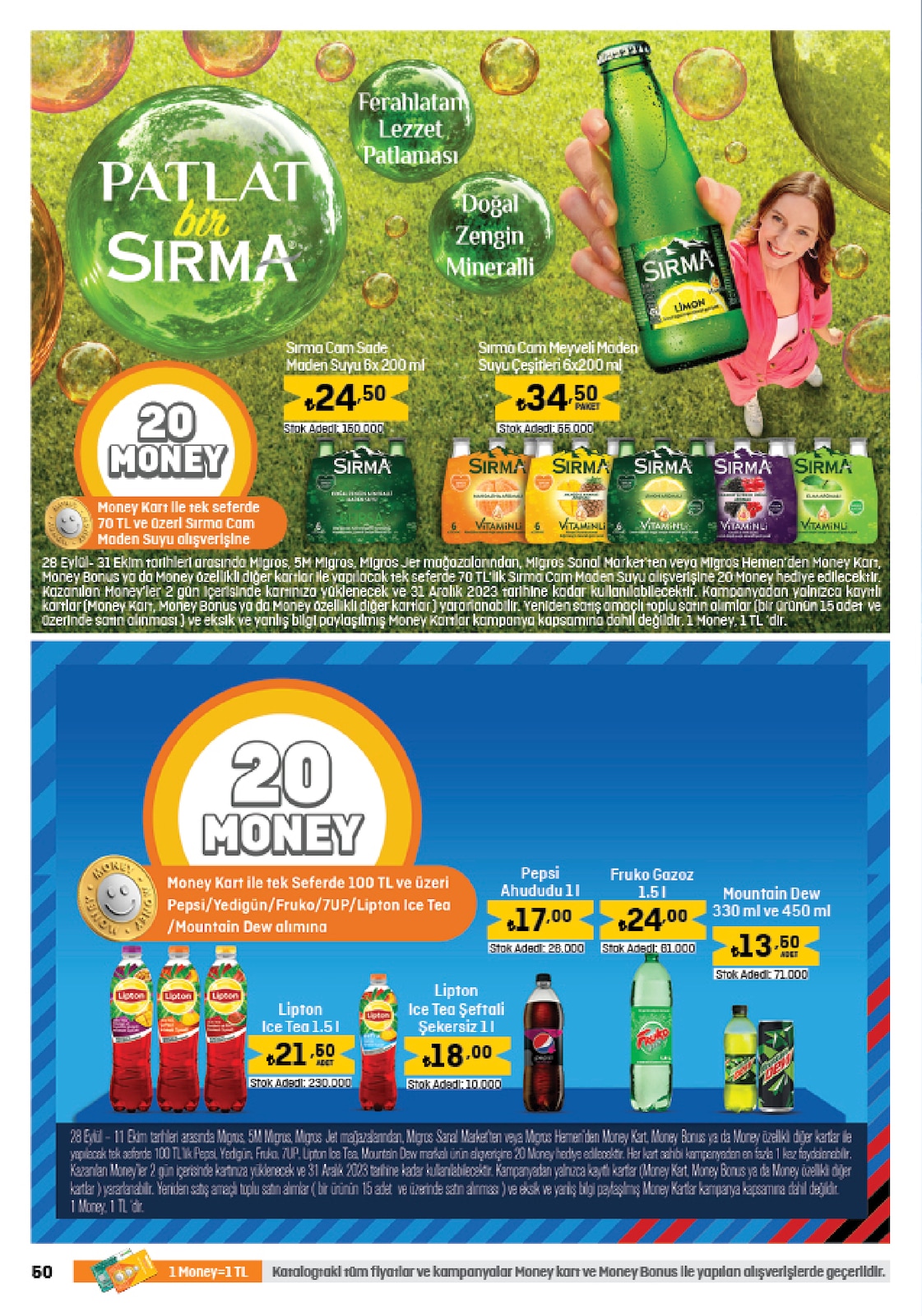 28.09.2023 Migros broşürü 50. sayfa