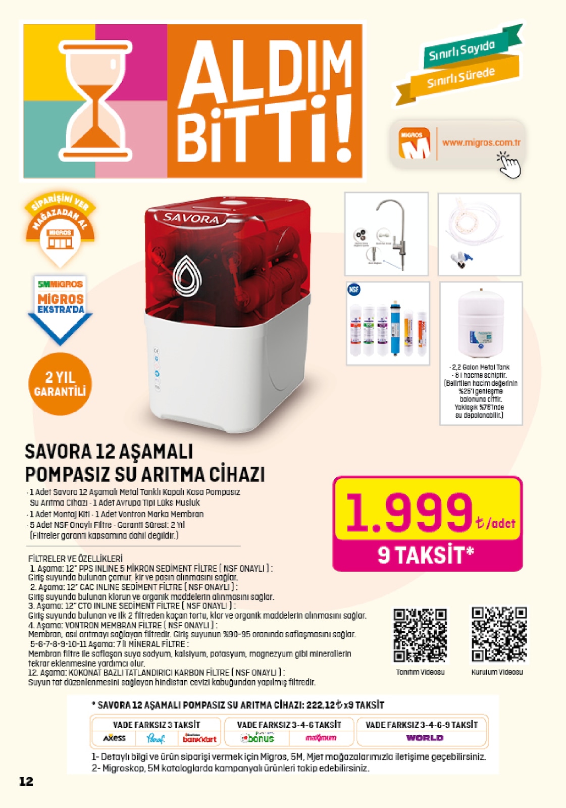 28.09.2023 Migros broşürü 12. sayfa