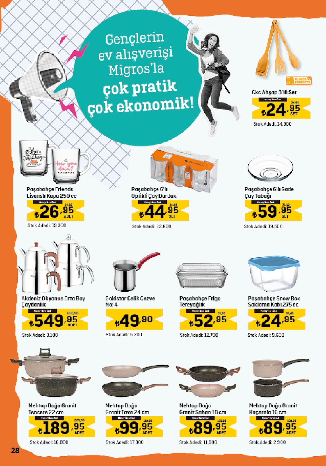 28.09.2023 Migros broşürü 28. sayfa