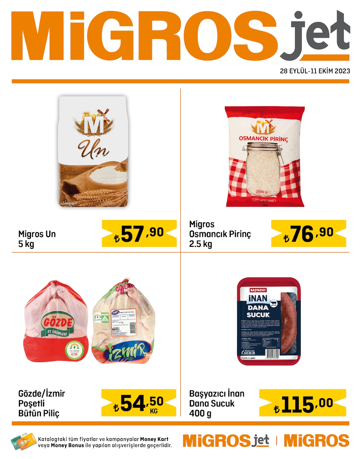 28.09.2023 Migros broşürü 1. sayfa