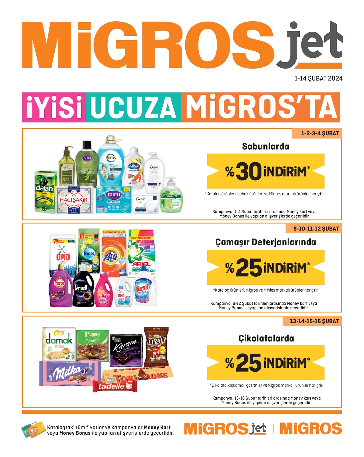 01.02.2024 Migros broşürü 1. sayfa