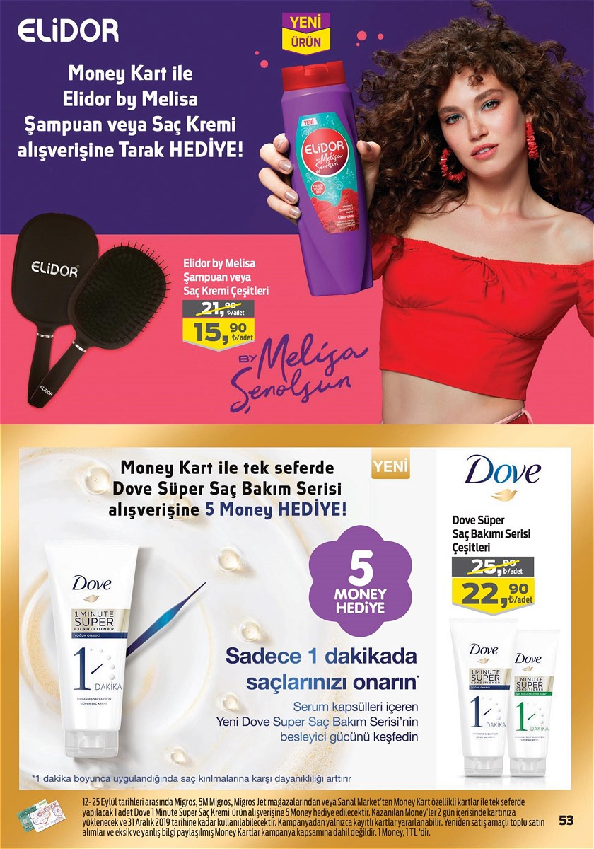 13.09.2019 Migros broşürü 53. sayfa