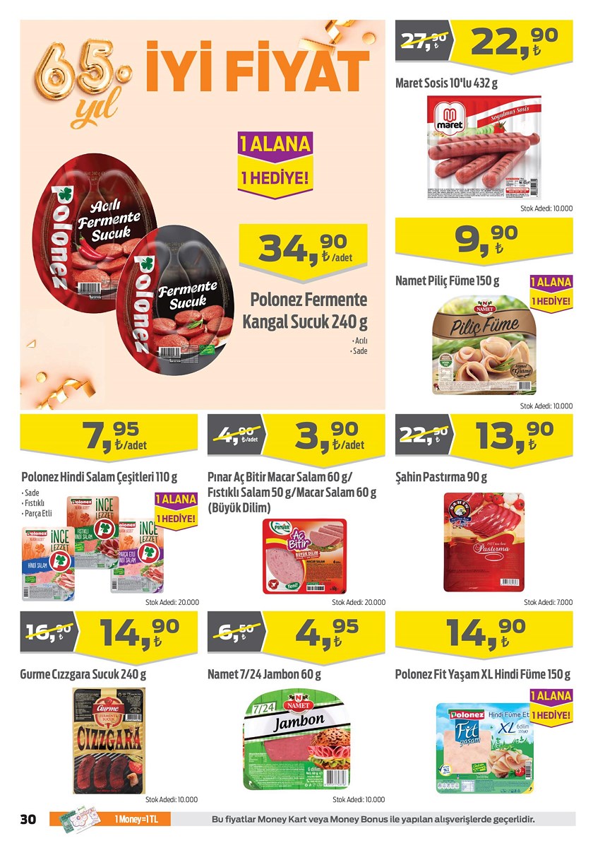 26.09.2019 Migros broşürü 30. sayfa