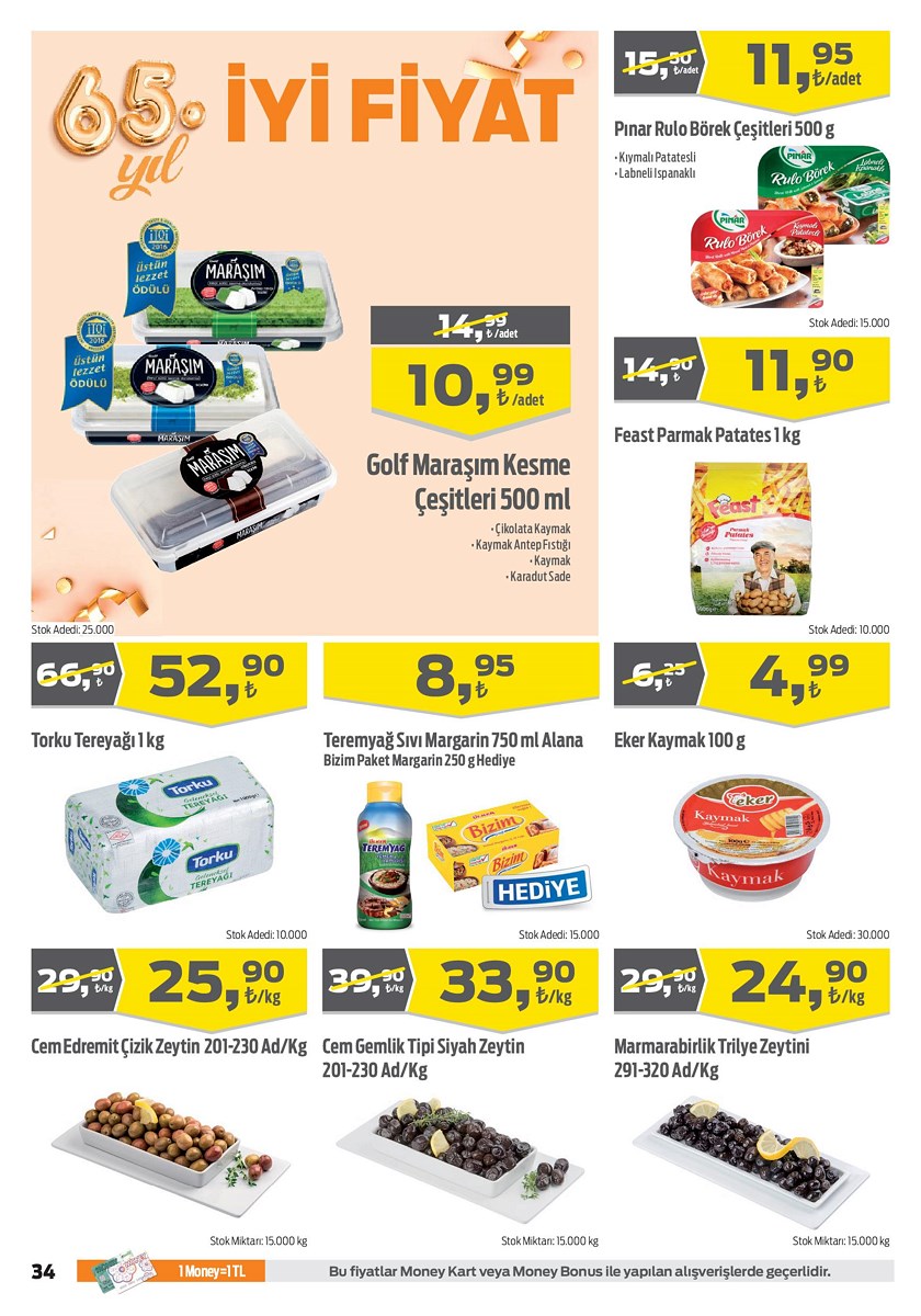 26.09.2019 Migros broşürü 34. sayfa