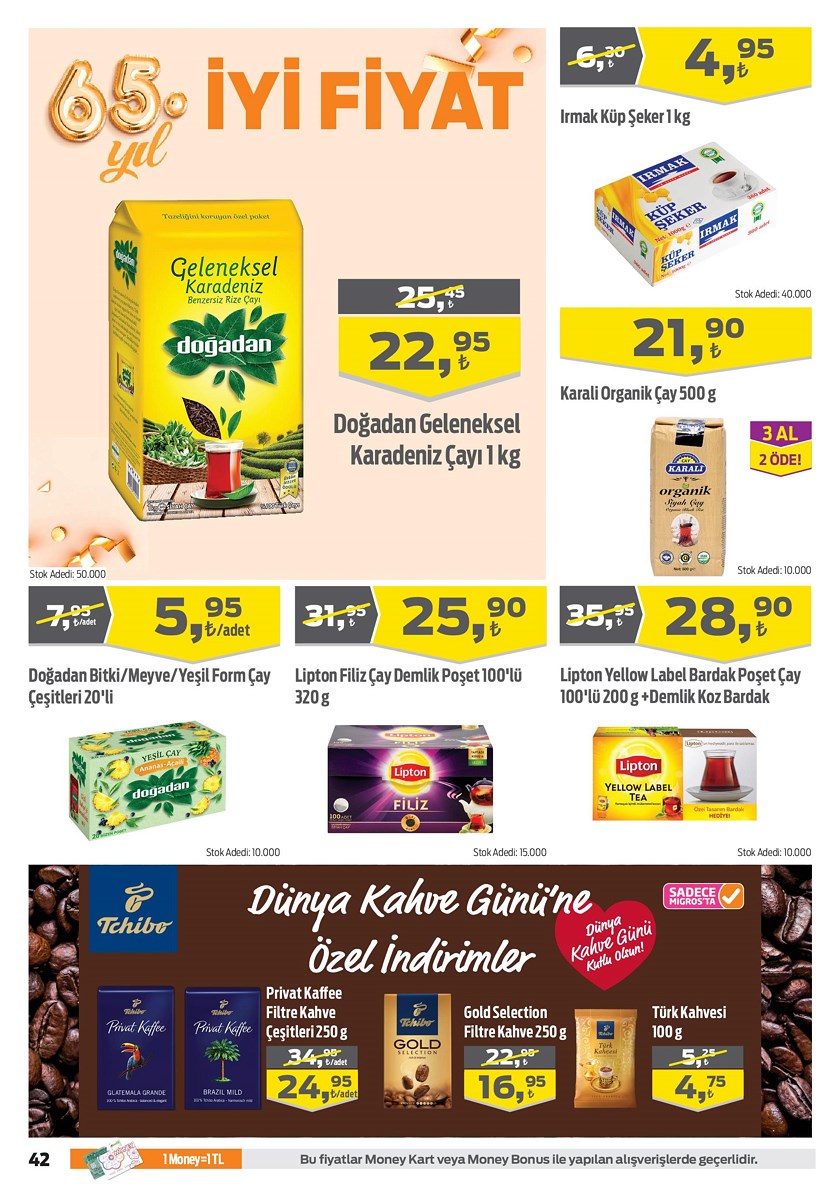 26.09.2019 Migros broşürü 42. sayfa