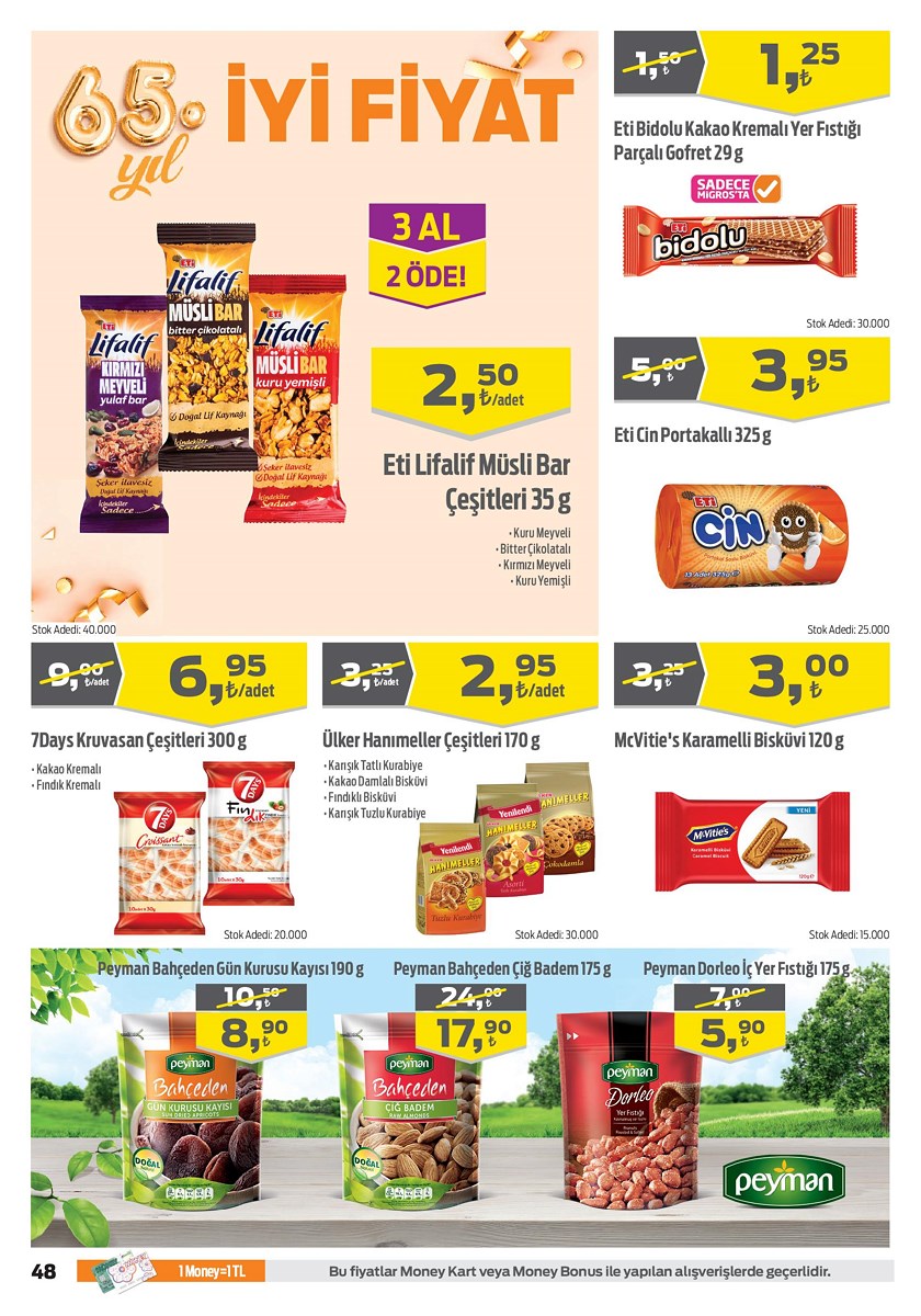 26.09.2019 Migros broşürü 48. sayfa